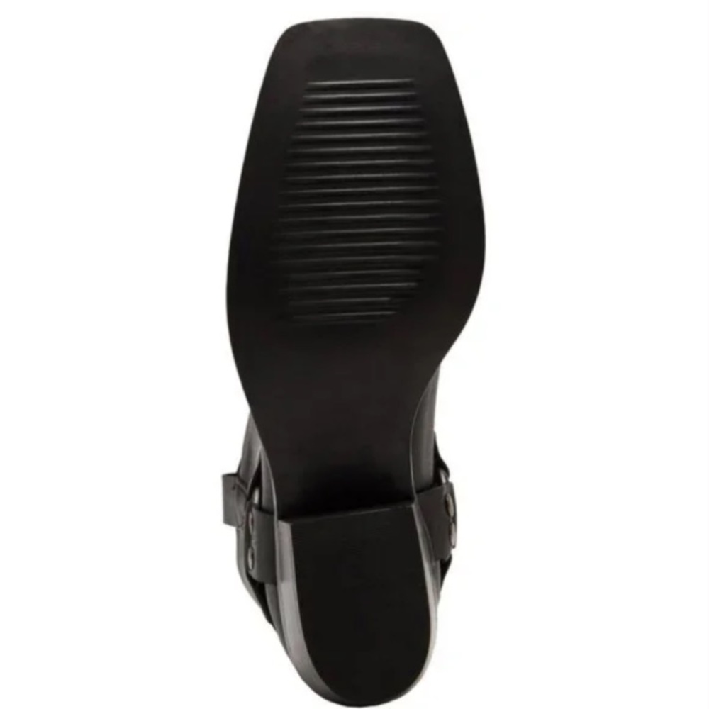 ◼️Steve Madden◼️Women’s Ruskin Engineer Black Heeled Boots  NWT - Picture 7 of 12